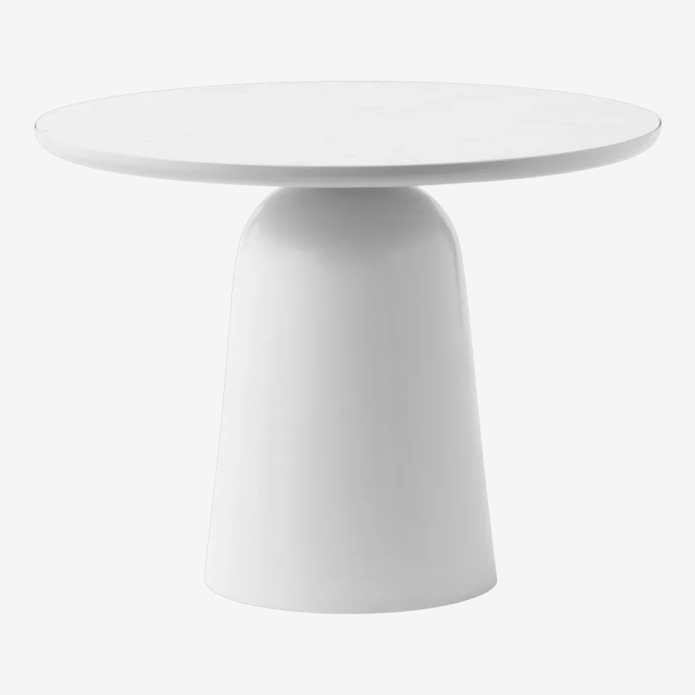 Table basse en acier warm grey Turn table Warm Grey - Normann Copenhagen