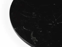 Table basse en aluminium noir et en marbre 70 cm Lunar Marble - Normann Copenhagen