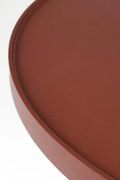 Table basse en aluminium rouge brique 60x33cm Floss - Zuiver