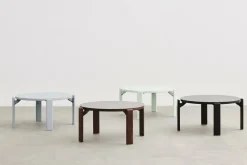 Table basse en bois de hêtre bleu foncé Rey - HAY