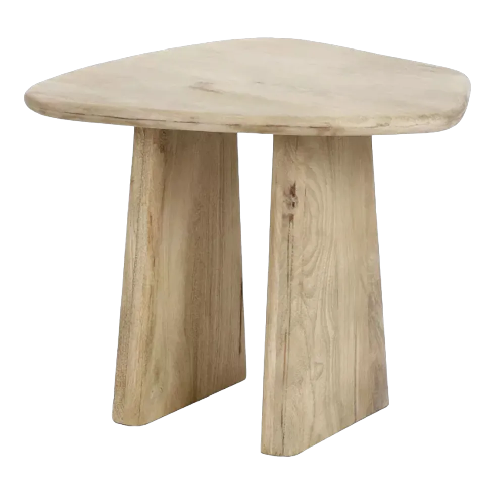 Table basse en bois de manguier et métal 60x50cm Montréal - Pomax