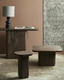 Table basse en bois de manguier marron 70 x 40 cm Toke - Nordal