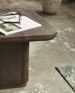 Table basse en bois de manguier marron 70 x 40 cm Toke - Nordal