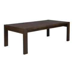 Table basse en bois d'hévéa marron 120x60x40cm Bruneau - Dutchbone