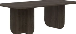 Table basse en bois foncé 120x60x41,5cm Becaj - Home Design