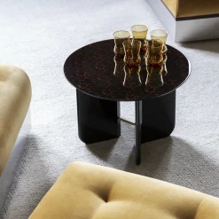 Table basse en bois laqué écailles M40 S Be Good - RED Edition
