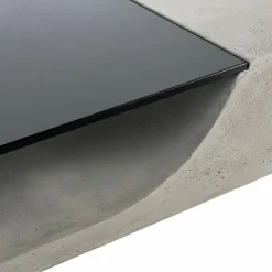 Table basse en béton et acier Curb - Lyon Béton