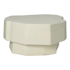 Table basse en béton ivoire 84 cm Staffa - Ferm Living