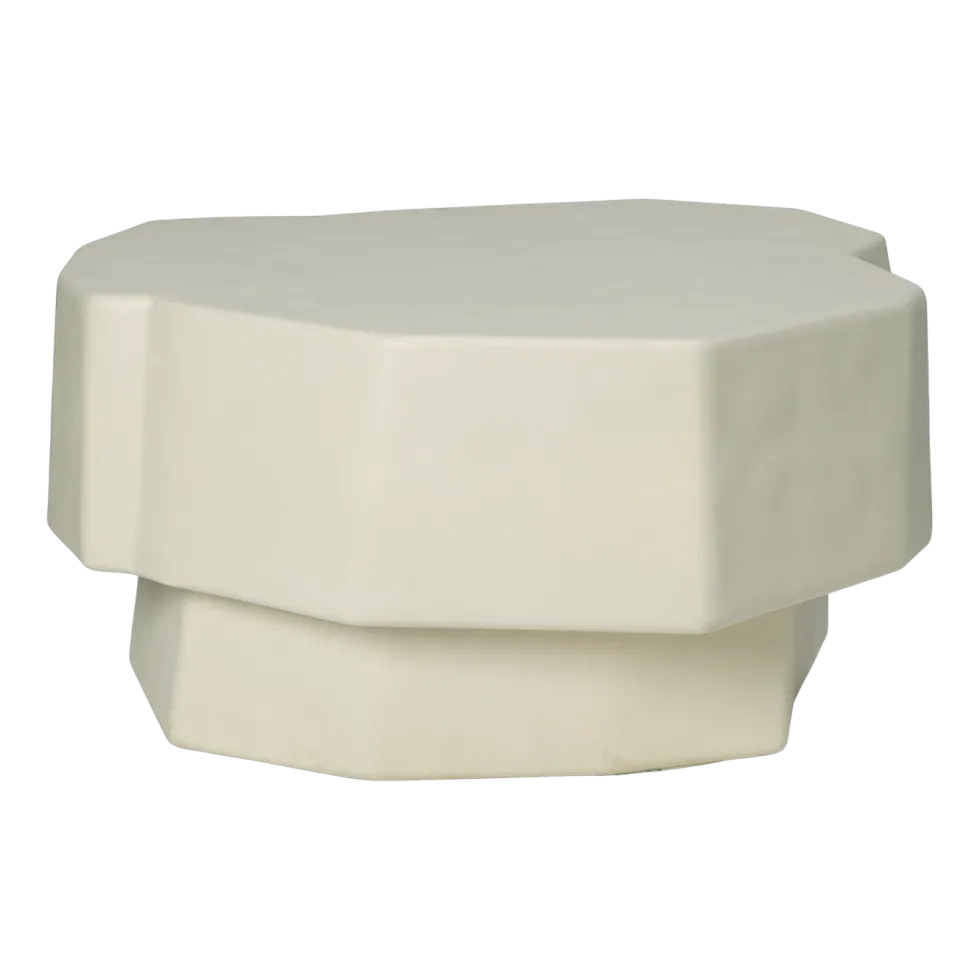 Table basse en béton ivoire 84 cm Staffa - Ferm Living