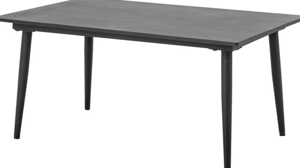 Table basse en béton noir 90x44cm Pavone - Bloomingville