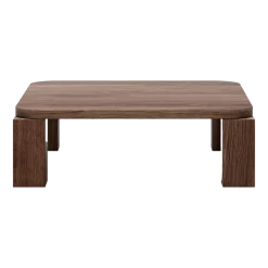 Table basse en chêne fumé 82cm Atlas - New Works