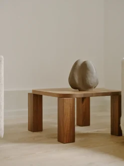 Table basse en chêne fumé 60x60 cm Atlas - New works