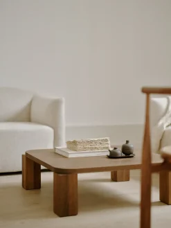 Table basse en chêne naturel 82cm Atlas - New Works