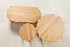 Table basse en chêne naturel 100 cm Pinion - Emko