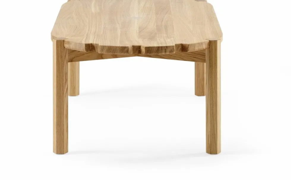 Table basse en chêne naturel 100 cm Pinion - Emko