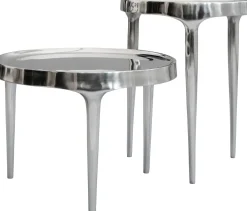 Table basse en fonte d'aluminium chrome 50x35cm Phantom - 101 Copenhagen