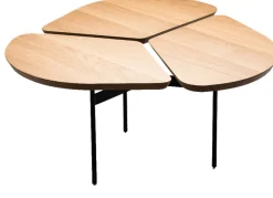 Table basse en inox noir 34x36cm Miss Trèfle - Airborne