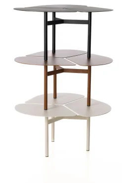 Table basse en inox noir 34x36cm Miss Trèfle - Airborne