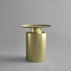 Table basse en laiton 50 cm Pillar - 101 Copenhagen