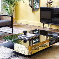 Table basse en laiton Lounge - RED Edition