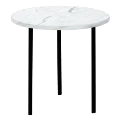 Table basse en marbre blanc Carrara broyé S Gruff - Un'common