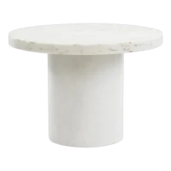 Table basse en marbre blanc 42 x 60 cm Sintra - Frama
