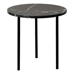 Table basse en marbre noir Marquina brossé S Gruff - Un’common