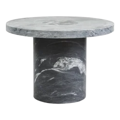 Table basse en marbre noir 42 x 60 cm Sintra - Frama