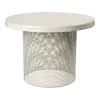 Table basse en métal émaillé blanc crème 50 x 36 cm Tulina - Broste Copenhagen