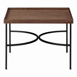 Table basse en noyer et métal noir Unity - AYTM