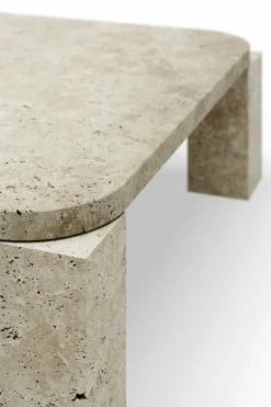 Table basse en travertin 82 x 82 cm Atlas - New works