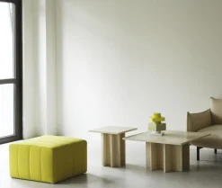 Table basse en travertin 80 x 40 cm Edge - Normann Copenhagen