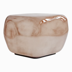 Table basse en verre soufflé caramel Ishi - 101 COPENHAGEN