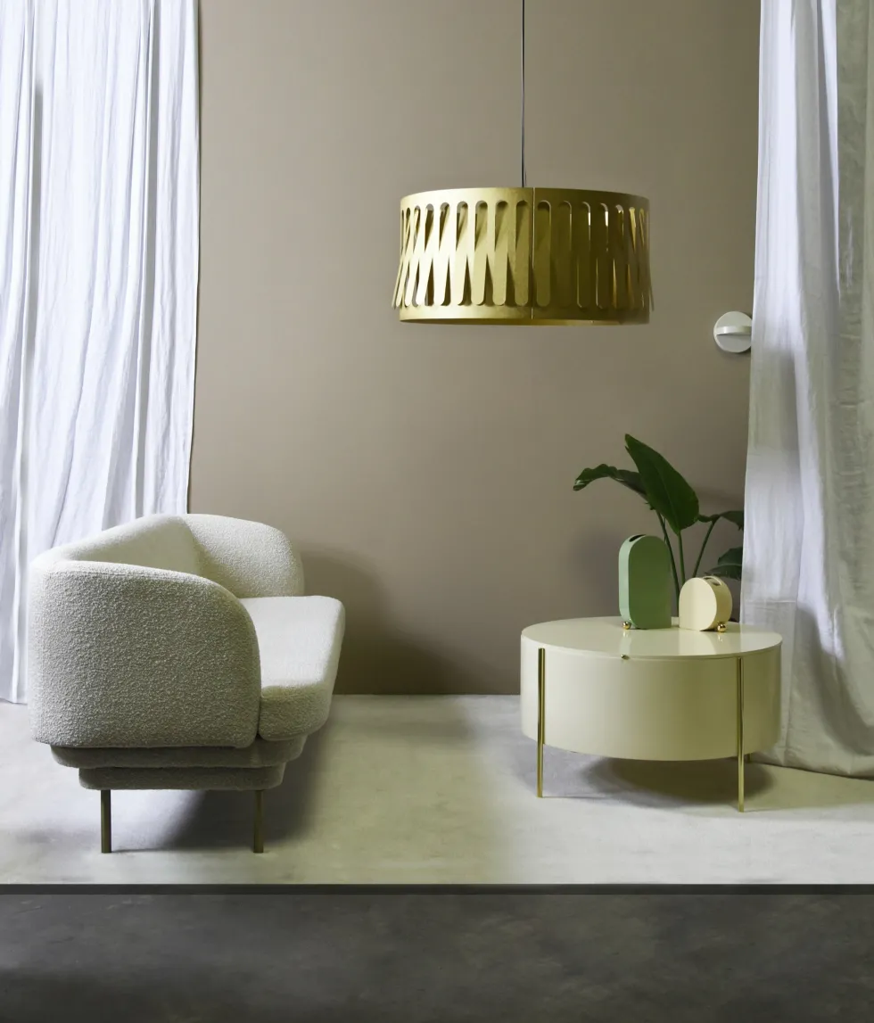 Table basse grise Embore - ENOstudio