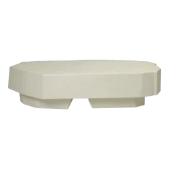 Table basse ivoire en béton et fibre de verre Staffa - Ferm Living
