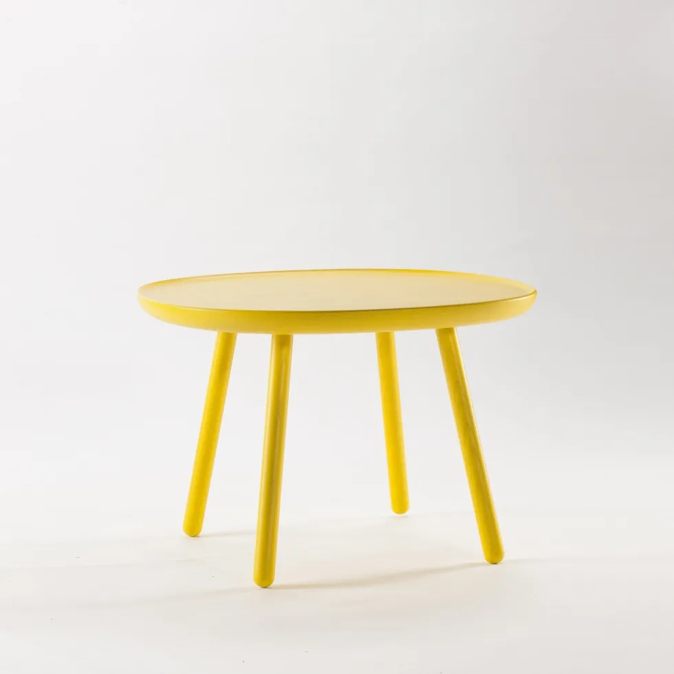 Table basse jaune 64 cm Naïve - Emko