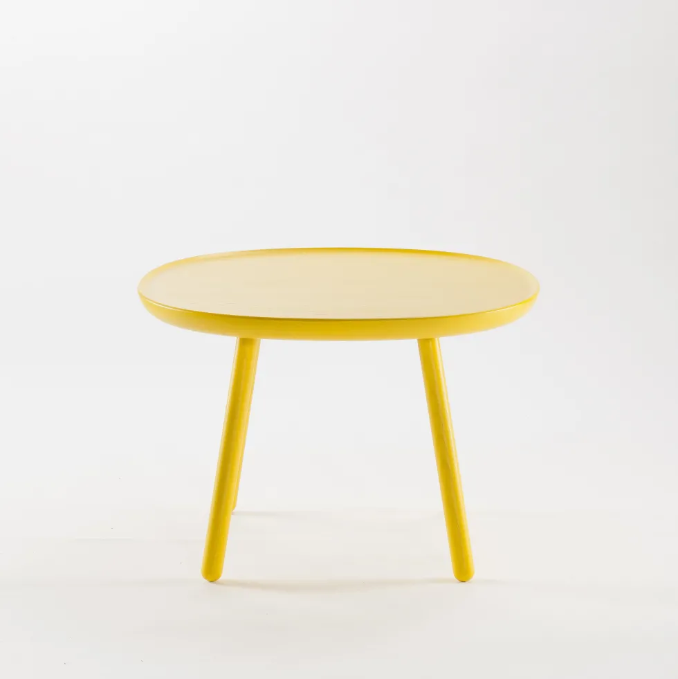 Table basse jaune 64 cm Naïve - Emko