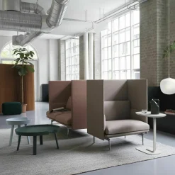 Table basse marron foncé 72 cm Around - Muuto