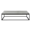 Table basse noire Perspective - Lyon Béton