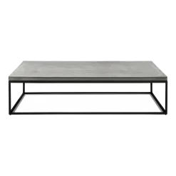 Table basse noire Perspective - Lyon Béton