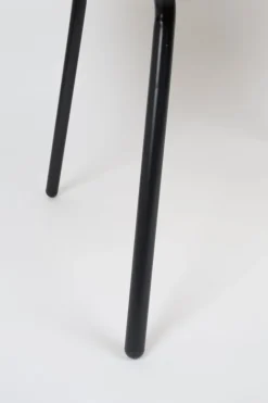 Table basse plateau rond en chêne et métal noir 78x45cm Oak Tray - Zuiver
