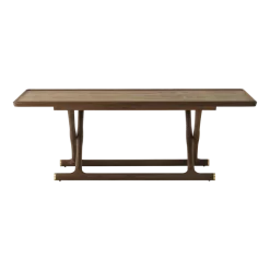Table basse pliable en noyer naturel 130 x 46 cm Jäger - Audo