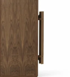Table basse pliable en noyer naturel 130 x 46 cm Jäger - Audo