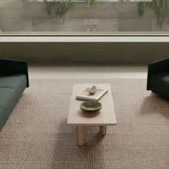 Table basse rectangle en bois de chêne naturel Galta Forte Rectangle - Kann Design