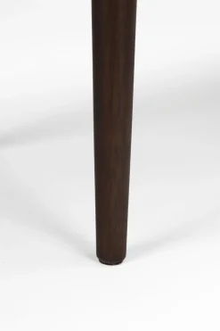 Table basse rectangulaire en bois massif foncé 110x38x38cm Elroy - Dutchbone