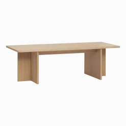 Table basse rectangulaire en chêne naturel - Hübsch