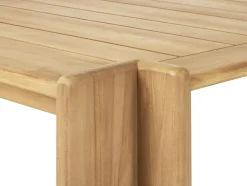 Table basse rectangulaire en teck 113x100cm Atmosfera - Gubi