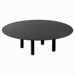 Table basse ronde 68 cm en métal noir 01 - Serax