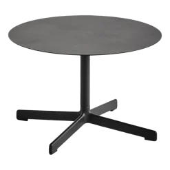 Table basse ronde en acier anthracite 60 x 40 cm Neu - Hay