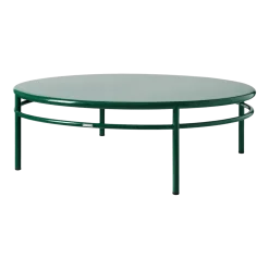 Table basse ronde en acier vert mousse 140cm T37 - Tolix
